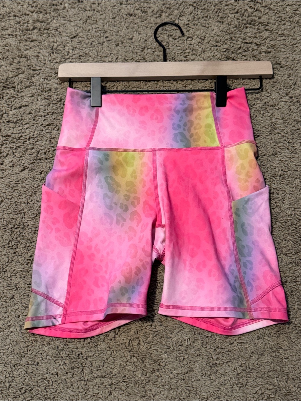 Fabletics PureLuxe The Oasis 6" Short Leopard Ombré Bike Shorts
